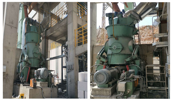 Vertical Calcium Carbonate Mining Grinding Mill Quartz Grinding Plant 1250 Mesh