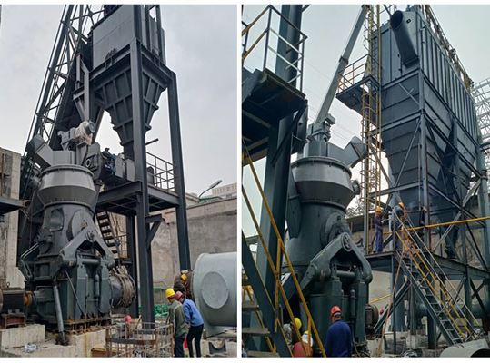 Desulfurization Limestone Powder Vertical Grinding Mill High Efficiency