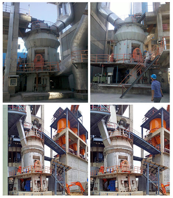 High Grinding Efficiency Powder Raw Vertical Roller Mill For Cement Production Line