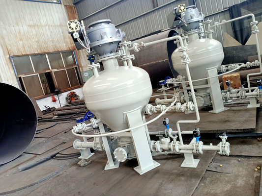 PLC Control Dense Phase Pneumatic Conveying System 6 - 10m/S