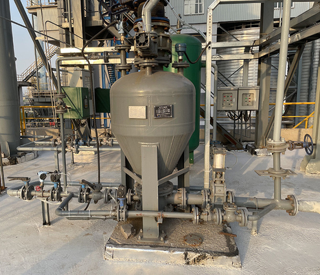 Positive Pressure Conveying Bin Dense Phase Pneumatic Conveying Equipment PLC Controlled