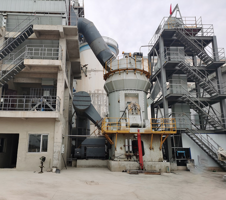Ultrafine Vertical Grinder Limestone Aggregate Production Line Raw Material Vertical Mill